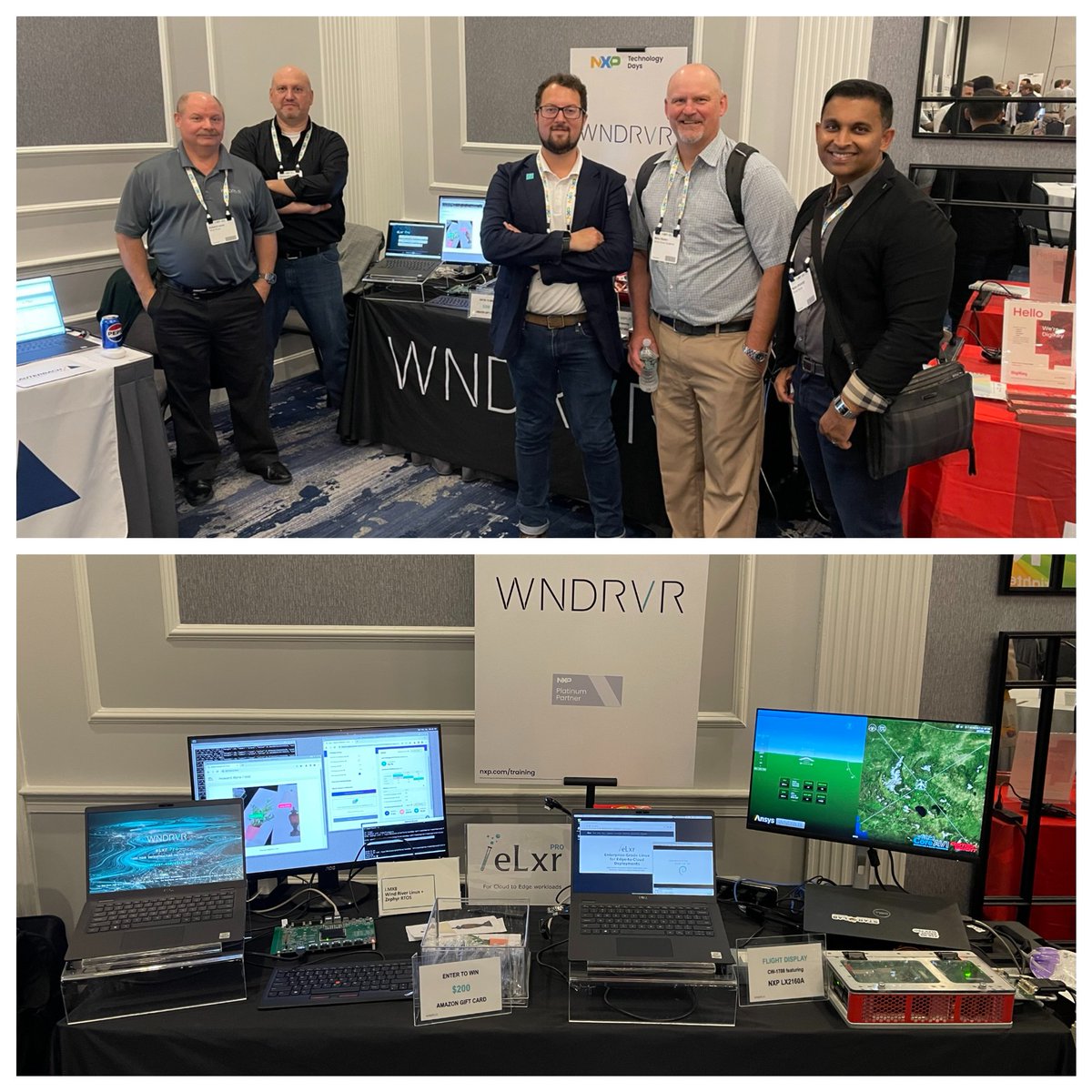 WindRiver's tweet photo. Hey #NXPTechDays Boston! Swing by to see our exciting portfolio of software solutions, including:
- An #AI app running on #VxWorks, @EdgeImpulse on the NXP i.MX8
- The new Debian-based #eLxr distribution
- A FACE safety certifiable avionics demo on the NXP LX2160A
 
@NXP #NXP https://t.co/mKrJUctpx6