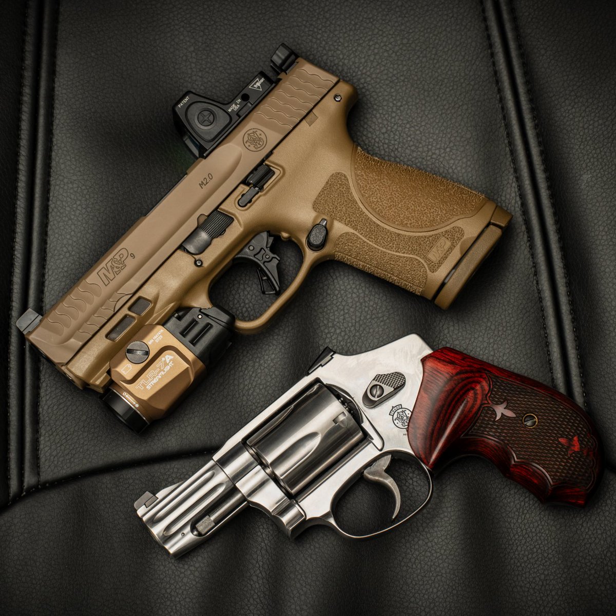 Smith_WessonInc's tweet photo. repost for m&amp;p monday
like for wheelgun wednesday https://t.co/bgzraPdnPf