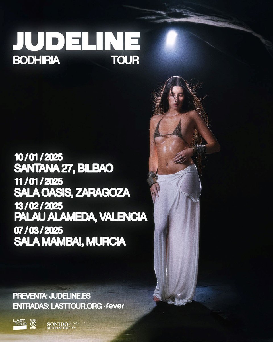 🎶 <a href="/judeline__/">judeline</a>  hechizará a Bilbao, Zaragoza, Valencia y Murcia con su pop elástico y etéreo. 

🔗 actuapress.es/judeline-hechi…

#Judeline #Conciertos #Gira #BodhiriaTour