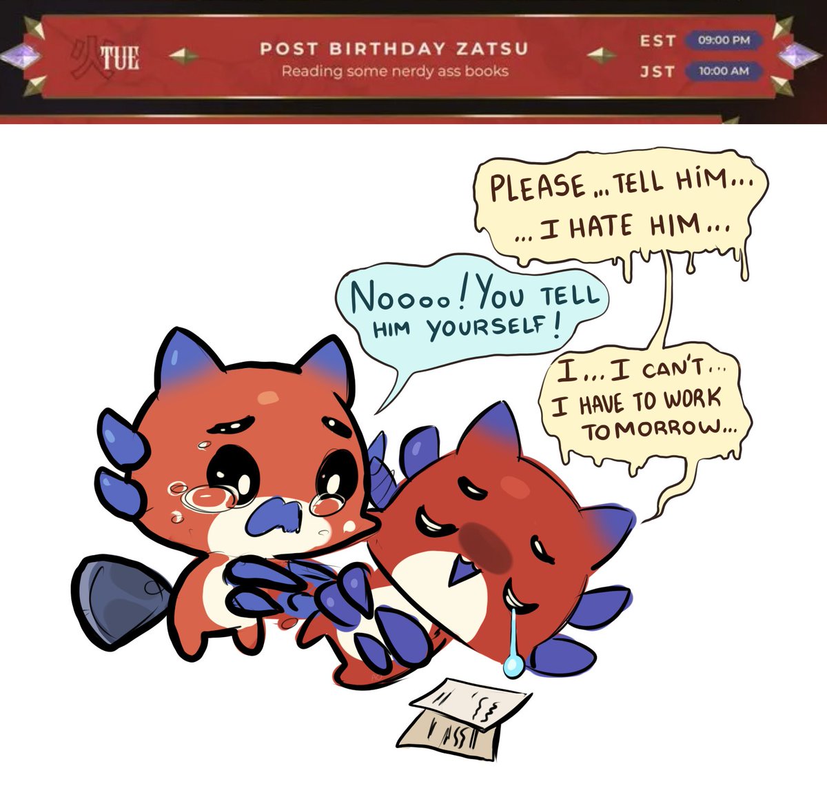 #JustaRuze #CrimzonMuze 
EU and SEA ruzaders o7