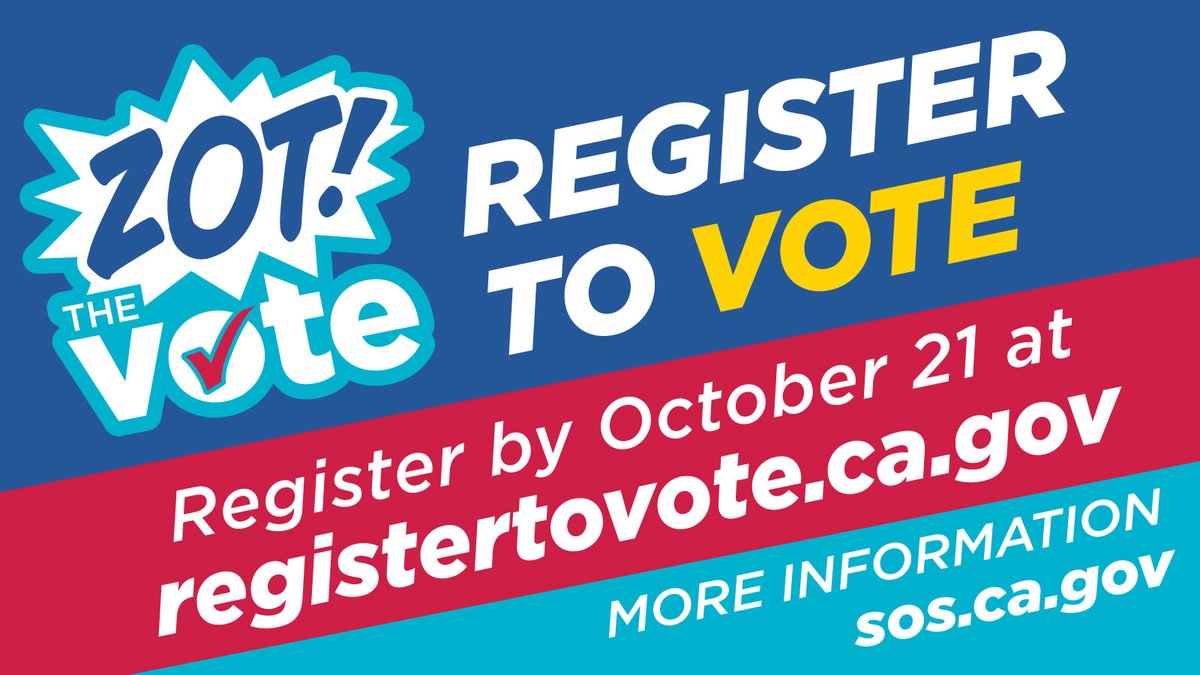 Be the change you want to see - register to vote, check your registration or update your registration for the upcoming 2024 Presidential General Election at registertovote.ca.gov
#UCIVotes