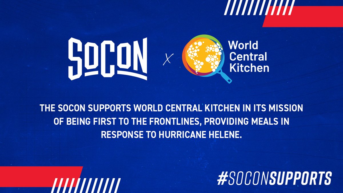 Join The SoCon in Supporting Asheville Through Hurricane Helene Recovery. 

<a href="/WCKitchen/">World Central Kitchen</a> | #SoConSupports

📰 soconsports.com/article/blt361…