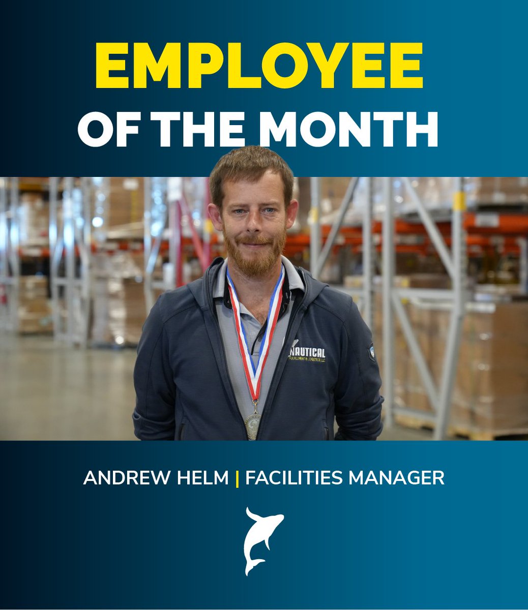 NauticalDirect's tweet image. We're excited to announce that our Employee of the Month for September is none other than the amazing Andrew Helm!

Thank you for everything you do, Andrew! We’re so lucky to have you on our team!