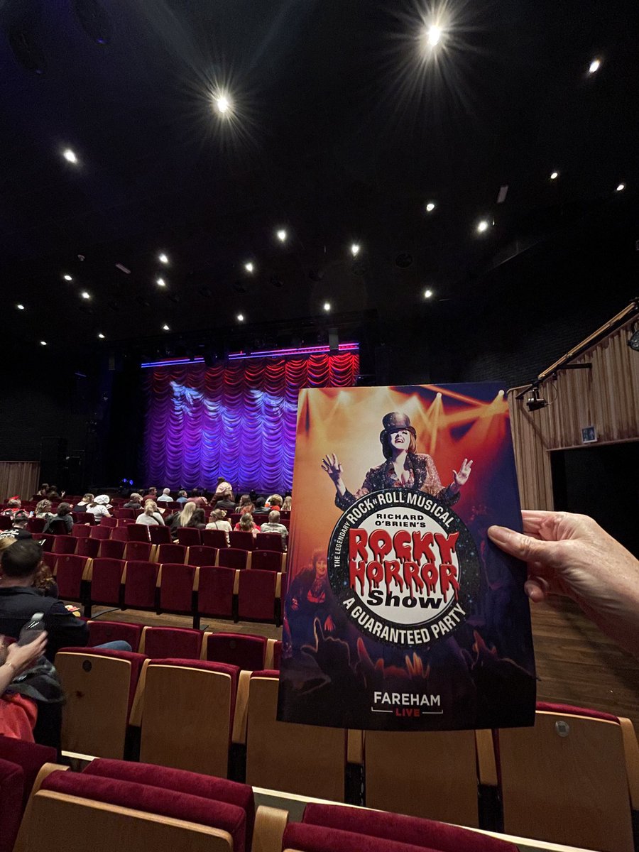 ⁦<a href="/FarehamLive/">Fareham Live</a>⁩ Can’t wait for the #openingnight performance of the #RockyHorrorShow with ⁦<a href="/JDonOfficial/">Jason Donovan</a>⁩