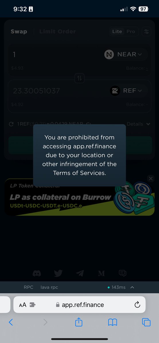 johnnyjunker666's tweet photo. @finance_ref why cannot I not access my portfolio anymore??? https://t.co/xZouXphKE4