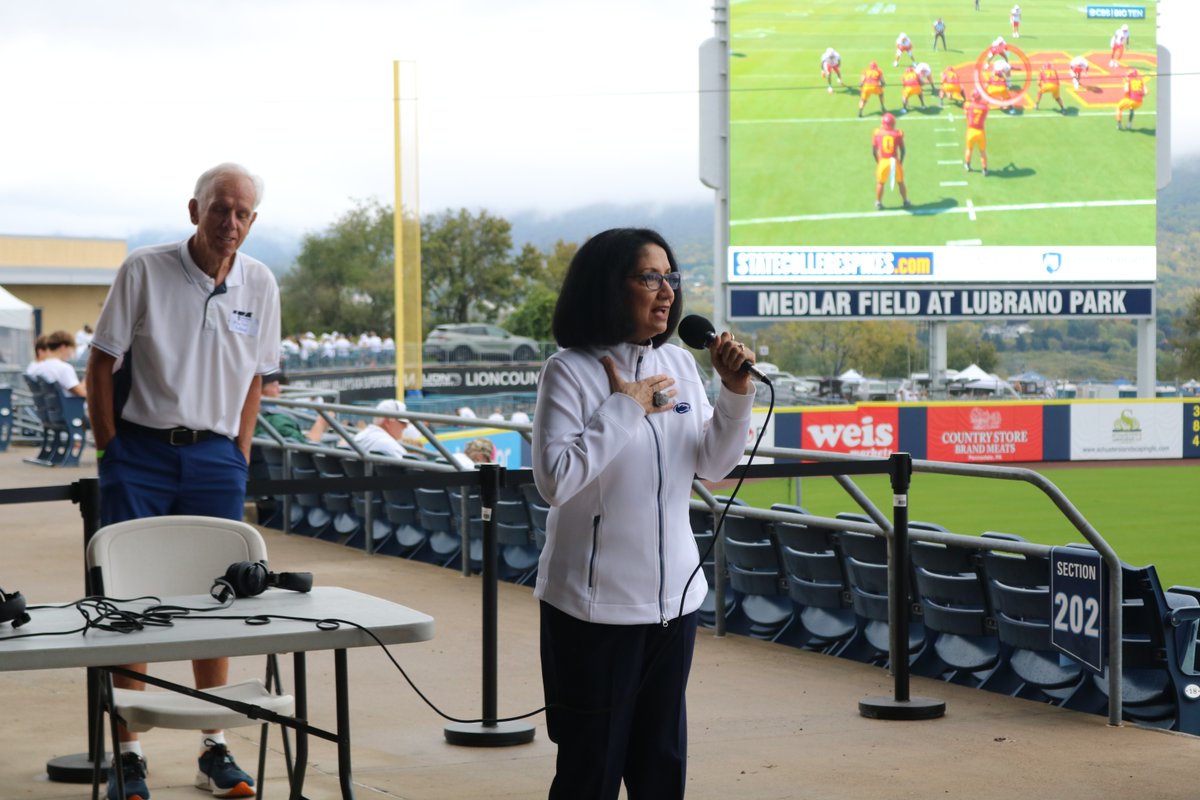 Recap of the 15th Annual Alumni + Friends Tailgate! 🦁💙 We were honored to have Penn State President Dr. Bendapudi and Regional Chancellor Dr. Marilyn J. Wells join us. Thanks to your generosity, we met our $1,000 goal for the Lion's Pantry! More photos: ow.ly/6U3n50TAs21