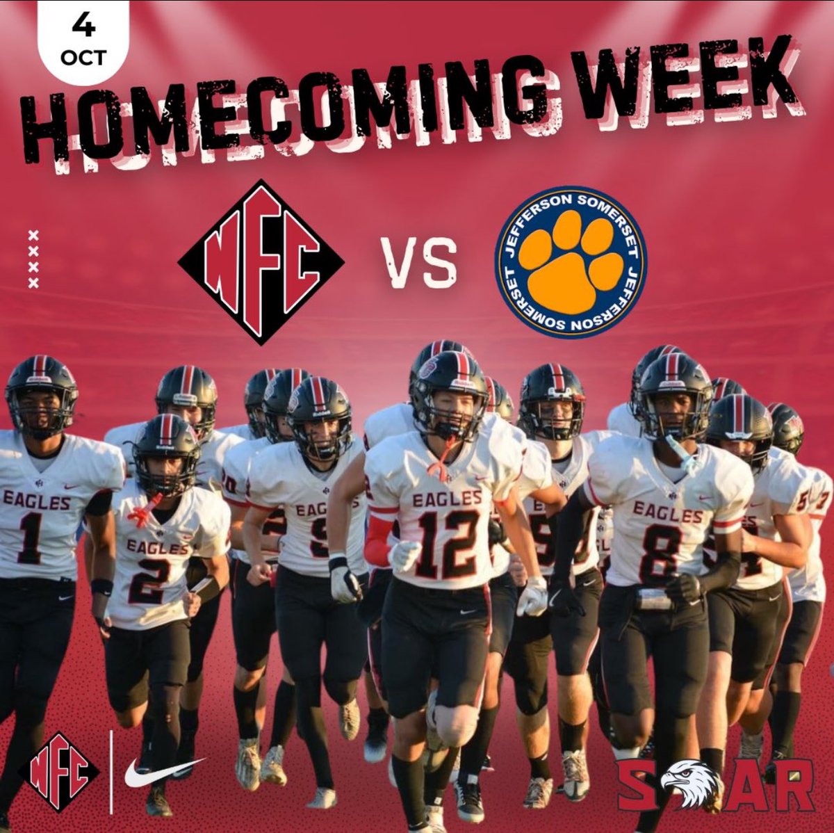 It’s Homecoming Week at NFC! Join us for all of the fun:
*Powderpuff game and crowning of king on Thursday at 7pm
*Parade on Friday at 1:30pm
*Varsity game and crowning of queen on Friday at 7pm
#nfcschool #hoco2024