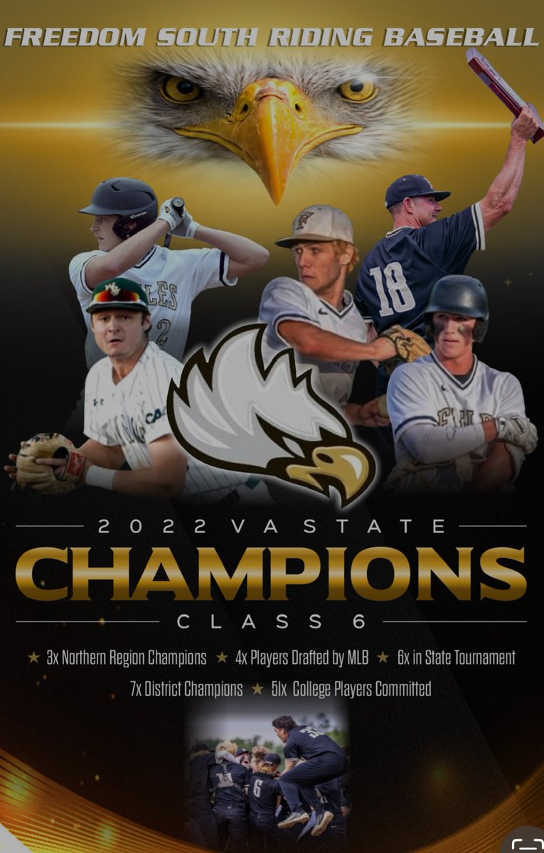 FHSEAGLES1's tweet photo. Fall Practices Start this Month! Big shoes to fill 
7x District Champions, 3x Northern Region Champions, 6x in States; including 2022 Champs, 4x players drafted MLB &amp; 51x players committed to college  🏆 🥇 https://t.co/xDCPuQgCVK