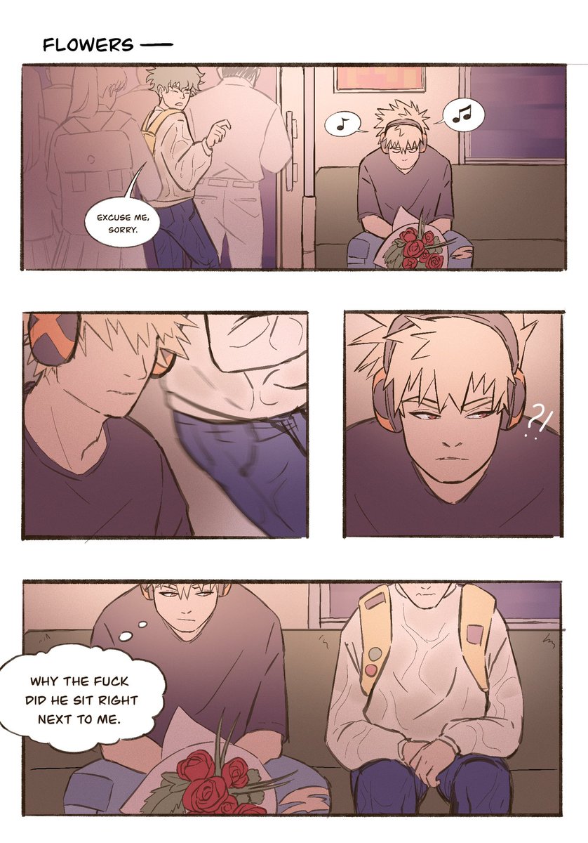 DiwiPion's tweet photo. Testing some new things !

Flowers page 1/5 -Strangers AU  #bkdk #bakudeku https://t.co/In5JDwQ39G