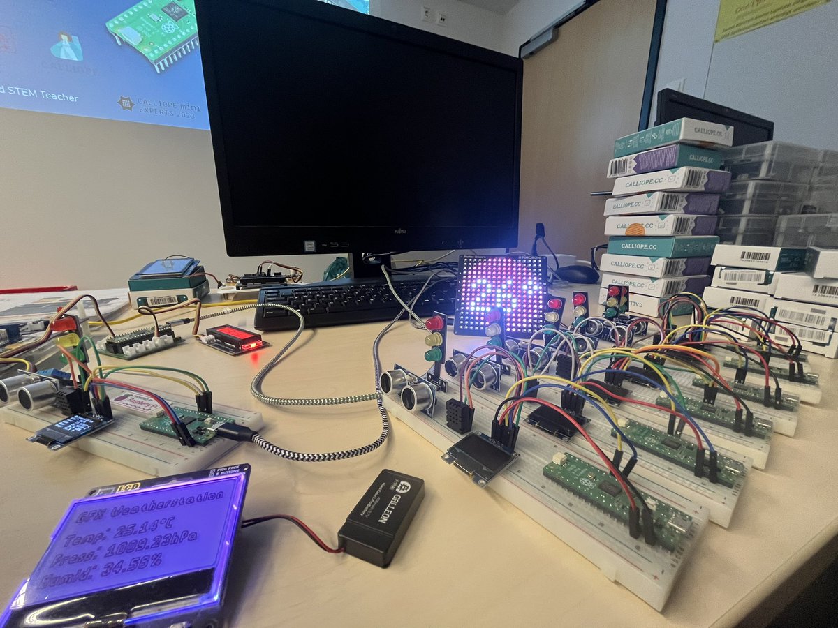 r_schulz_maker's tweet image. HILF! an der Universität Rostock. Als Gastdozent über #PhysicalComputing und #DigitaleMesswerterfassung im #MINT Unterricht referieren. Natürlich mit @Raspberry_Pi Pi Pico, @arduino UNO und @CalliopeMini Mini. #micropython #STEM #education
ief.uni-rostock.de/weiterbildung/…
