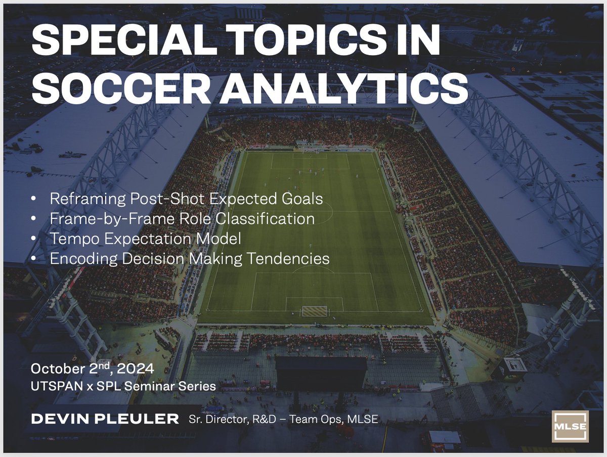Title slide for our second <a href="/UofTSPAN/">UofT Sports Analytics</a> seminar tomorrow night.