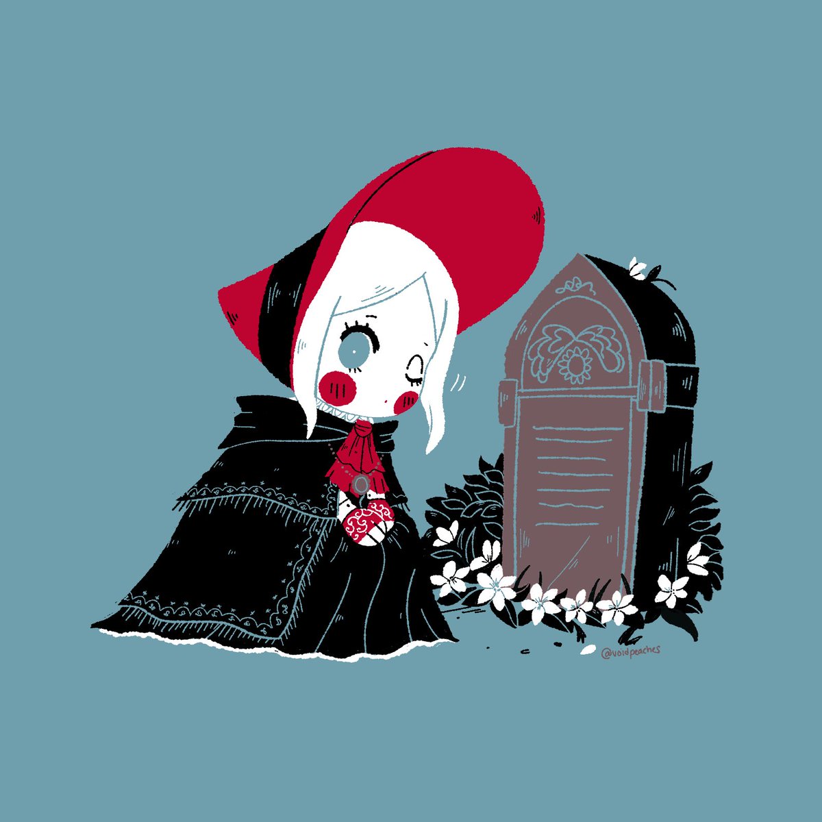 voidpeaches's tweet image. Day 1 🪦
Starting with the doll
#Soulstober