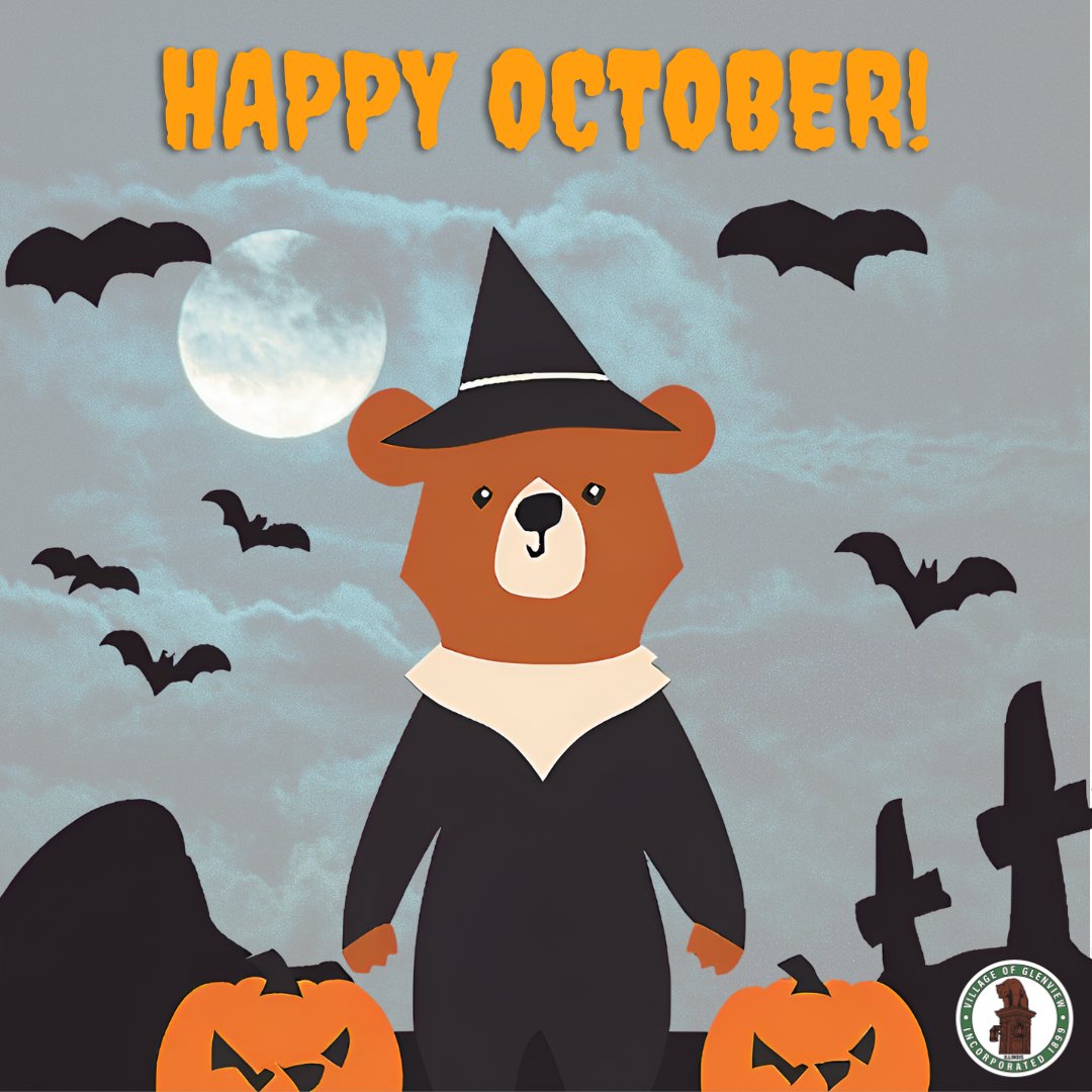 It's spooky season! 👻🎃

With Halloween right around the corner, we wanted to quick remind residents that trick-or-treating hours in the Village are 3 to 7 p.m., rain or shine, on Oct. 31.

For more information about Halloween in Glenview, visit glenview.il.us/halloween.