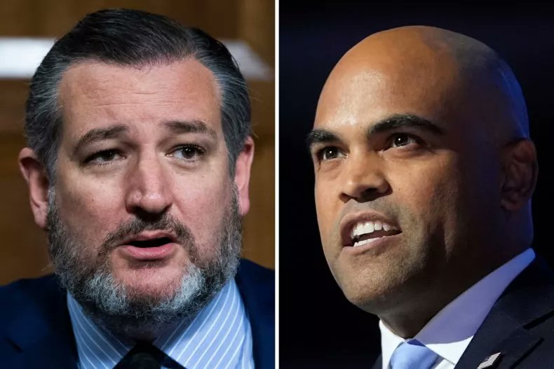 politvidchannel's tweet photo. BREAKING: Democrat Colin Allred is Leading Ted Cruz in the Texas Senate Race in New Poll https://t.co/mSTde5VL2O