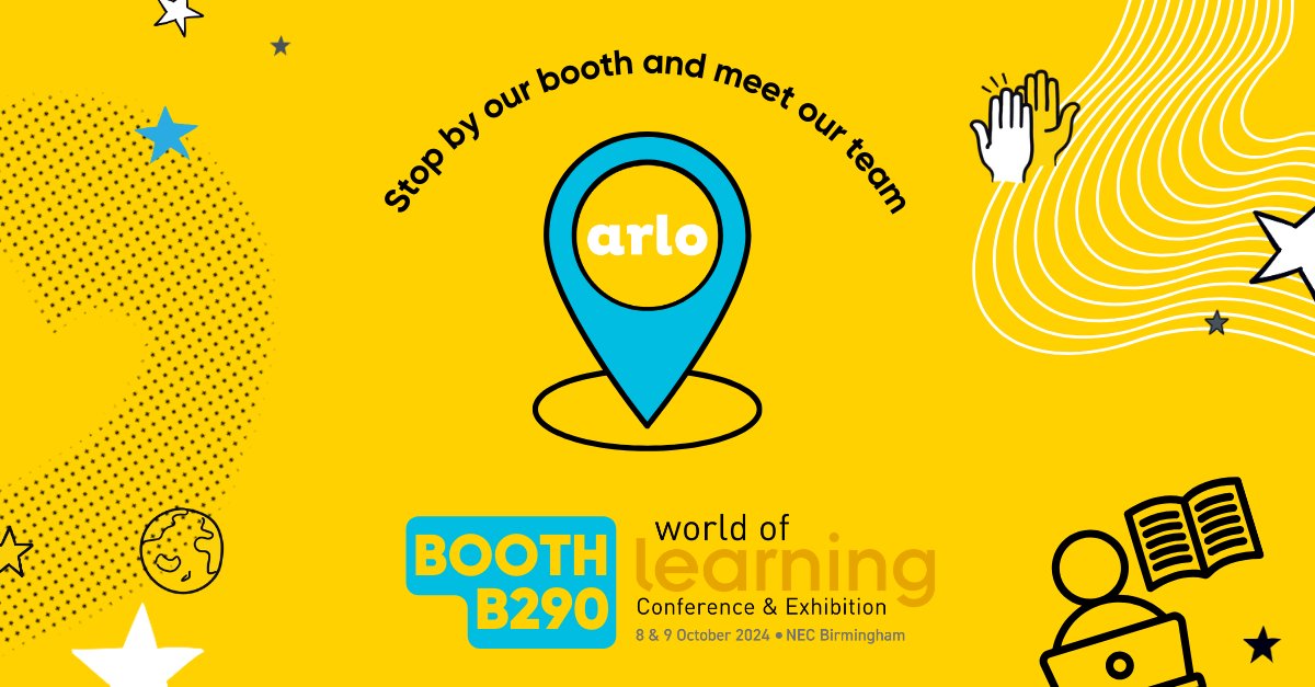 ArloSoftware's tweet photo. We're live at the @learn_eventsuk World of Learning Conference! Come by Booth B290 and see how Arlo can help your training business. NEC Birmingham, today and tomorrow. 

Learn more here: https://t.co/HBR7DRQib8

#WOL24 #ArloSoftware #TrainingManagementSoftware https://t.co/DOS8AcFZBN