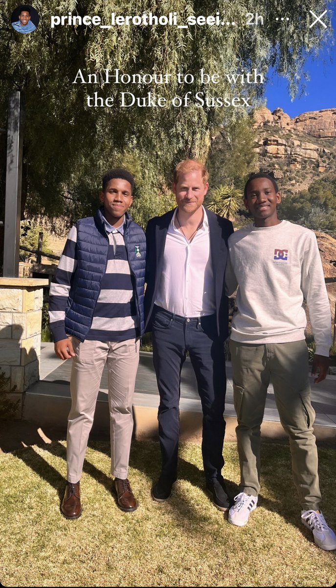 realfranzprusse's tweet photo. For those clowns in the UK speculating about if Prince Harry will visit those pretending to have Cancer, the answer is eh..,no thank you. The good Prince is already with genuine people that truly appreciate him. https://t.co/SaDsyVHFVE