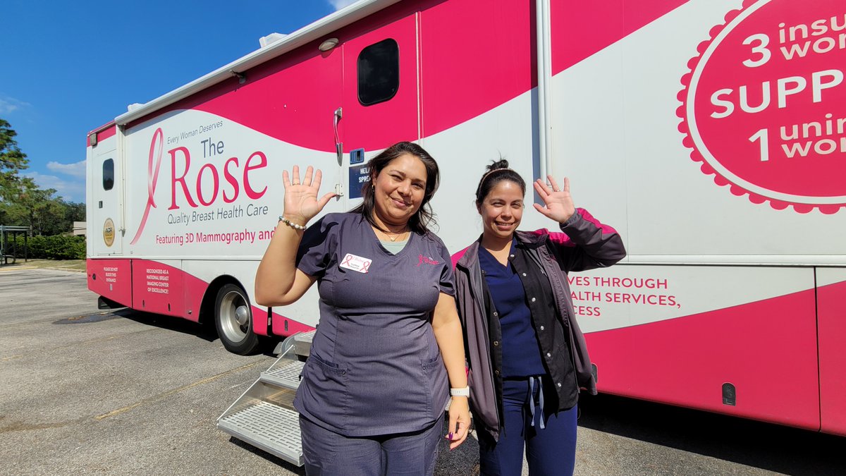 October is #BreastCancerAwarenessMonth, and we're thankful to <a href="/TheRoseHouston/">The Rose</a> for bringing their Mobile Mammography Coach to our team! Our employees took a proactive step toward their health by receiving mammograms—right here at work. 🩷