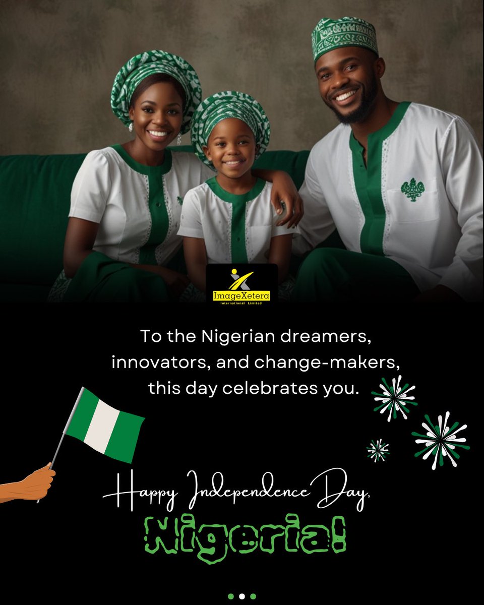 IXetera's tweet photo. Happy 64th Independence Day, Nigeria! https://t.co/Ola2Dv8I7l