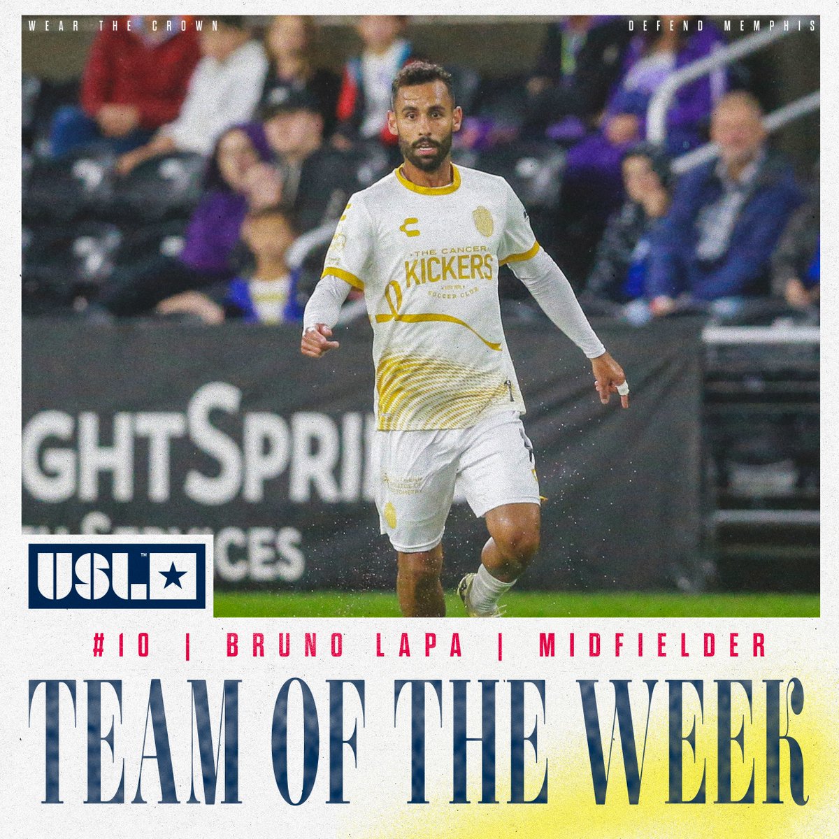 Two Goals ☑️ 
Two Chances Created☑️ 
94% Passing Accuracy ☑️ 

Team of the Week Bruno! 👏 

READ: bit.ly/47SXTWu