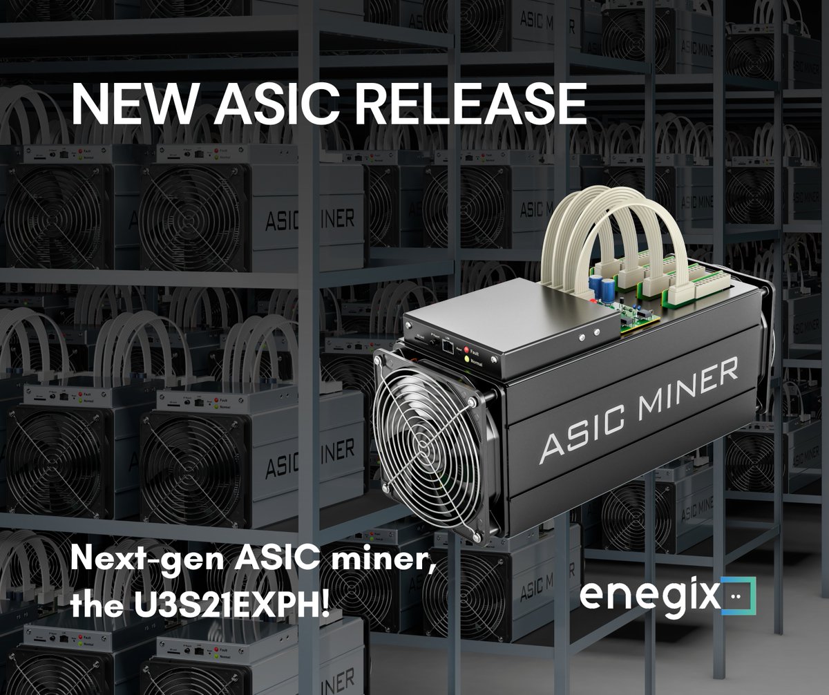 ngx_pro's tweet image. 🚀 Exciting news in the crypto mining world! Hut 8 and BITMAIN have just announced the launch of their next-gen ASIC miner, the U3S21EXPH! 🌟Achieving an impressive hashrate of up to terahash per second (TH/s) with an efficiency of just 13 joules per terahash (J/TH). #ASICMining