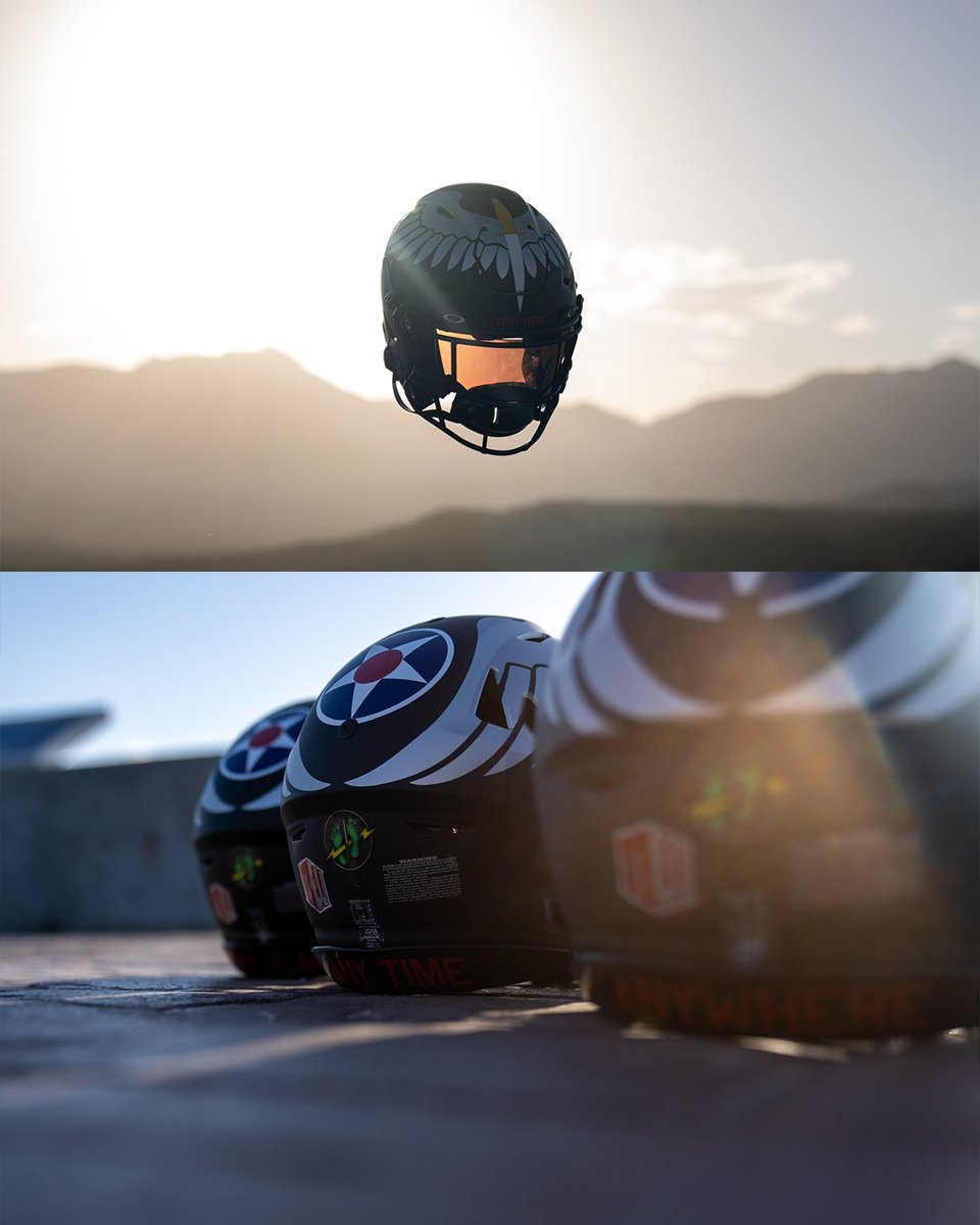 FOX College Football (@cfbonfox) on Twitter photo Air Force is bringing out the π₯ this weekend π
What do you think of these helmets?
(Via <a href="/AF_Football/">Air Force Football</a>) Air Force is bringing out the π₯ this weekend π
What do you think of these helmets?
(Via <a href="/AF_Football/">Air Force Football</a>)