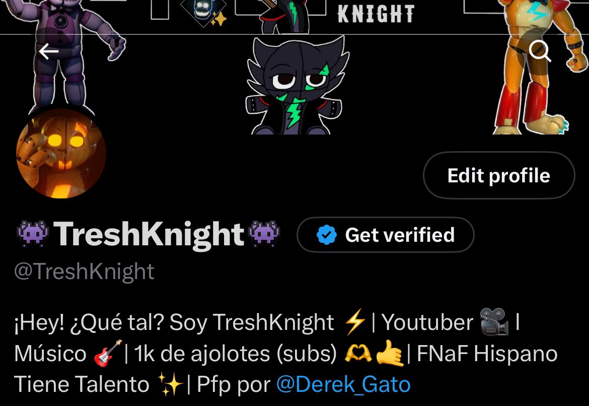 TreshKnight's tweet image. ¡Iniciamos octubre (uno de mis meses favoritos) y como tenía que ser, ya tenemos el perfil en modo Halloween! 
Gracias a @Derek_Gato por esta increíble versión del render ^^