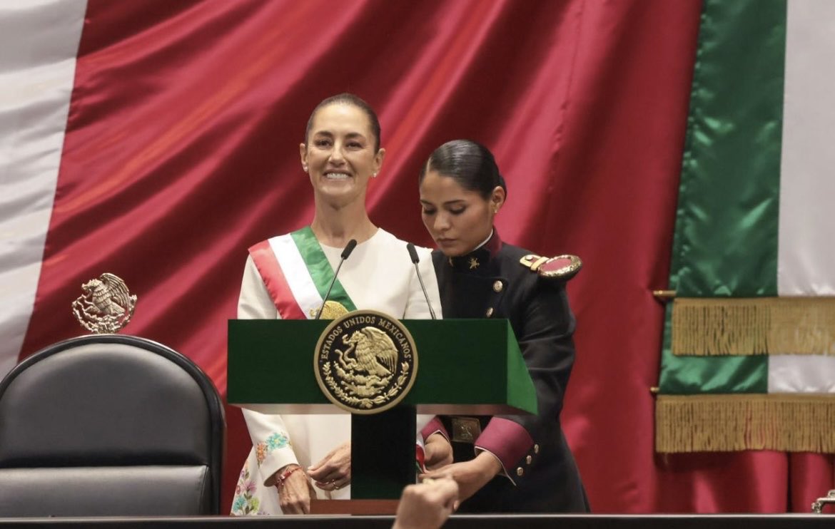 It’s official, Presidenta Claudia Sheinbaum Pardo, Mexico