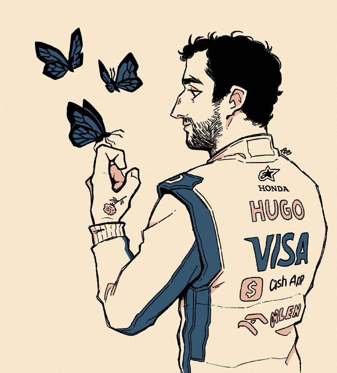 Majskineri's tweet photo. enjoy the butterflies
#danielricciardo #f1fanart https://t.co/shkIFetvXK