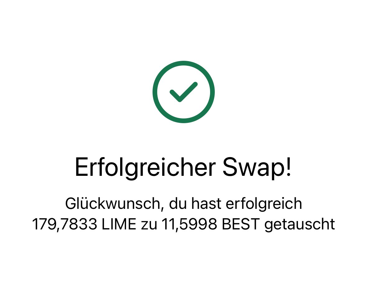 hakobert's tweet photo. π£ you ask me wieso i do #swapping? na because i like to swap meine #spotlight tokens such as the $LΔ°ME token in einen more #limitedtoken wie the $BEST token by the crypto exchange #bitpanda https://t.co/IrtbysbYW4