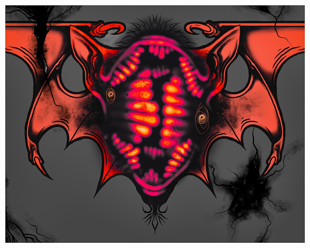 yesferatu85's tweet photo. Voidbat 10.01.24 #art #ArtistOnX #artistsoninstagram #artprints #creaturedesign #creepyart #darkart #darkfantasy #darksurrealism #digitalart #HorrorArt #illustration #pastelhorror https://t.co/lkmxKtxSlt