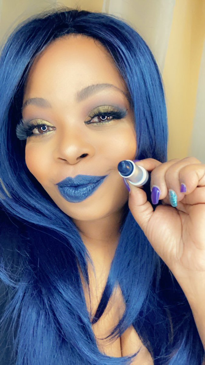 I heard #bluelips was trending so i decided to follow with “Royal T” by <a href="/LipEsteem/">Lip Esteem</a>  #lipstick #blue #lips #cosmetics #plantbased