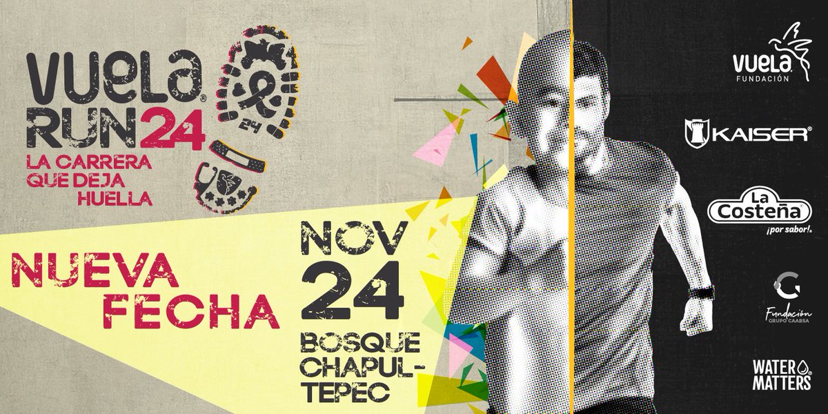 La carrera VUELA RUN cambia de fecha, ¡aún puedes inscribirte! ¡Ven a dejar huella en la vida de los niños con cáncer!