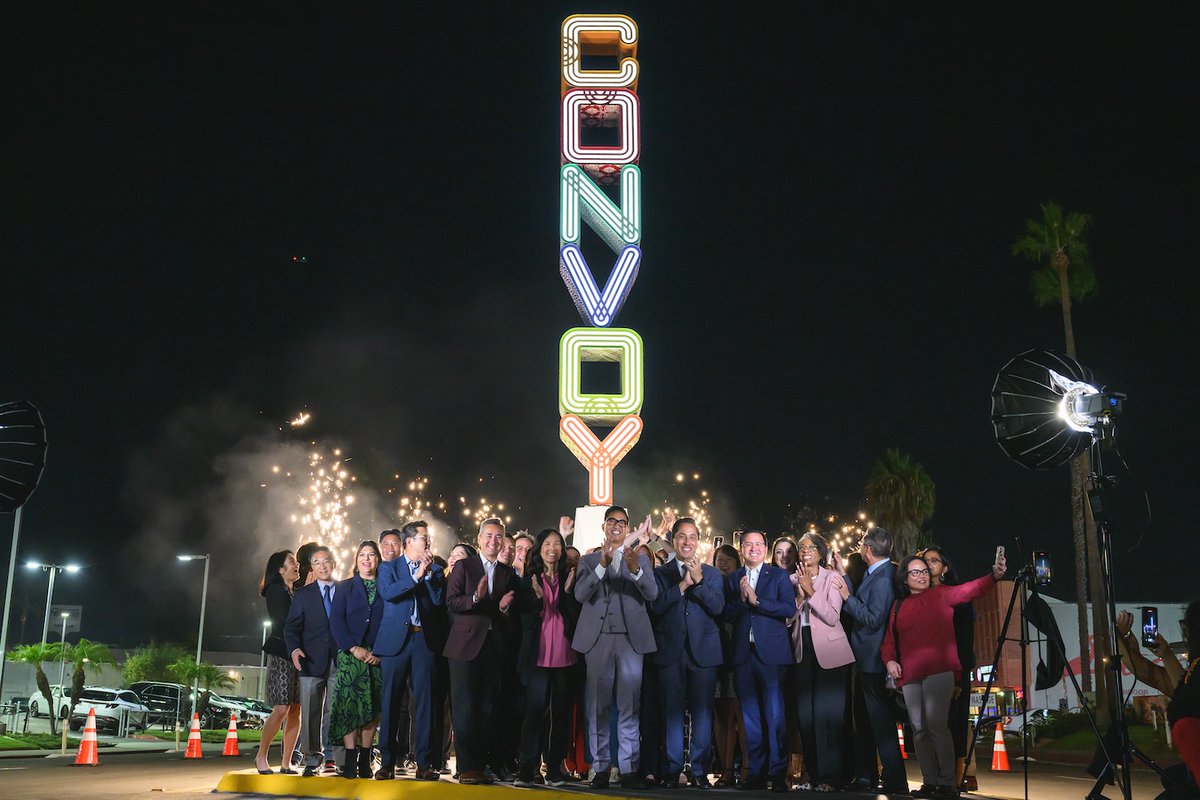 Welcome San Diego's newest landmark: The Convoy Sign! 🎉

Dedicated to the Businesses of the Convoy Pan Asian Cultural &amp; Business Innovation District: Past, Present &amp; Future.