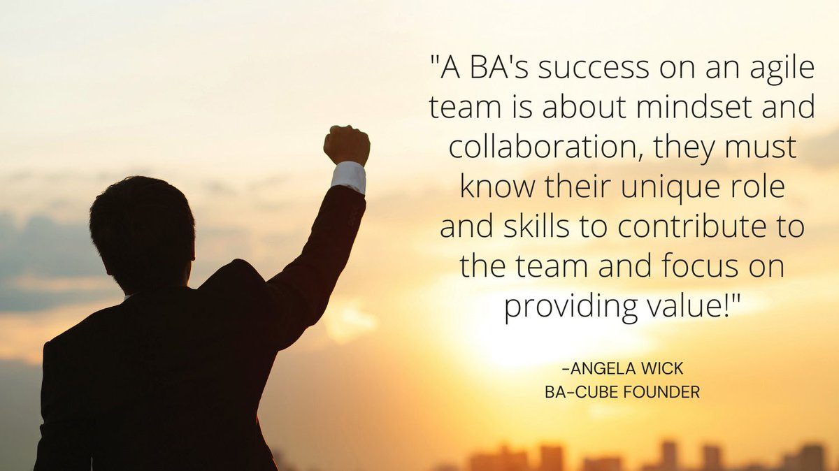 WickAng's tweet image. We must understand how our skills and analysis techniques help others get work done and collaborate to make it happen.

#businessanalysis #agileBA #projectmanagement #productmanagement #businessanalyst #SoftwareDesign #batraining