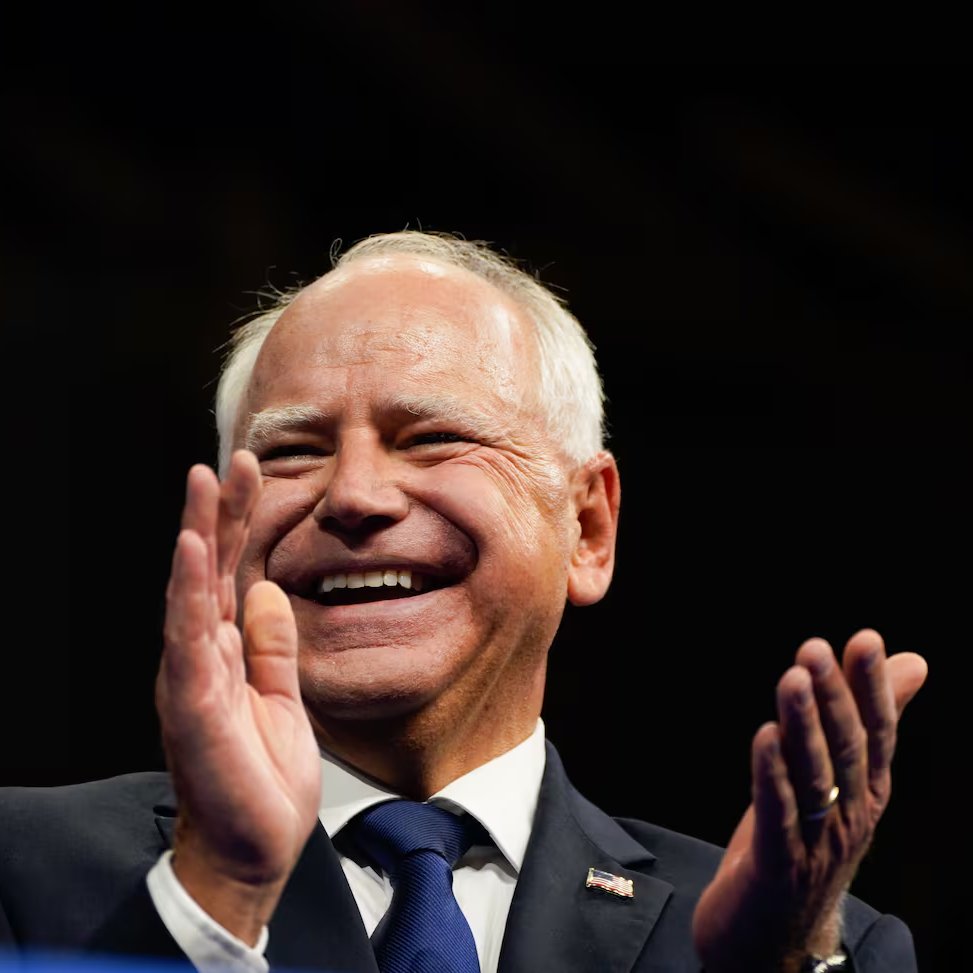 TWEEPS: Let's show our support for Tim Walz -- the BEST Vice Presidential pick since Kamala Harris!

Can we get 1,000 fast RTs and replies to get #WinningWithWalz trending on Twitter ahead of the debate?

Please and Thank You!!!🙏💪