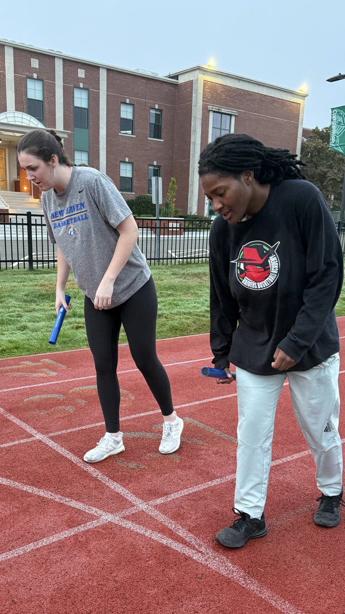 UNewHavenWBB's tweet photo. Outstanding day on the track working on speed!
Great job Chargers!
#Fire https://t.co/y5OYSyFUOB
