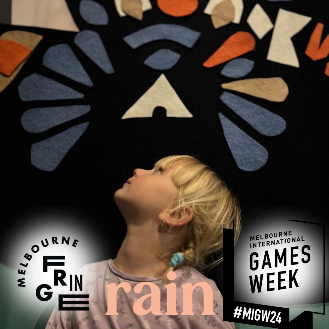 Only 1 day to go! #Rainexhibition <a href="/ArtPlayKids/">ArtPlay</a> <a href="/cityofmelbourne/">City of Melbourne</a> as part of <a href="/GamesWeekMelbs/">Melbourne International Games Week</a>. #migw24 l. For families with children ages 0-5.
