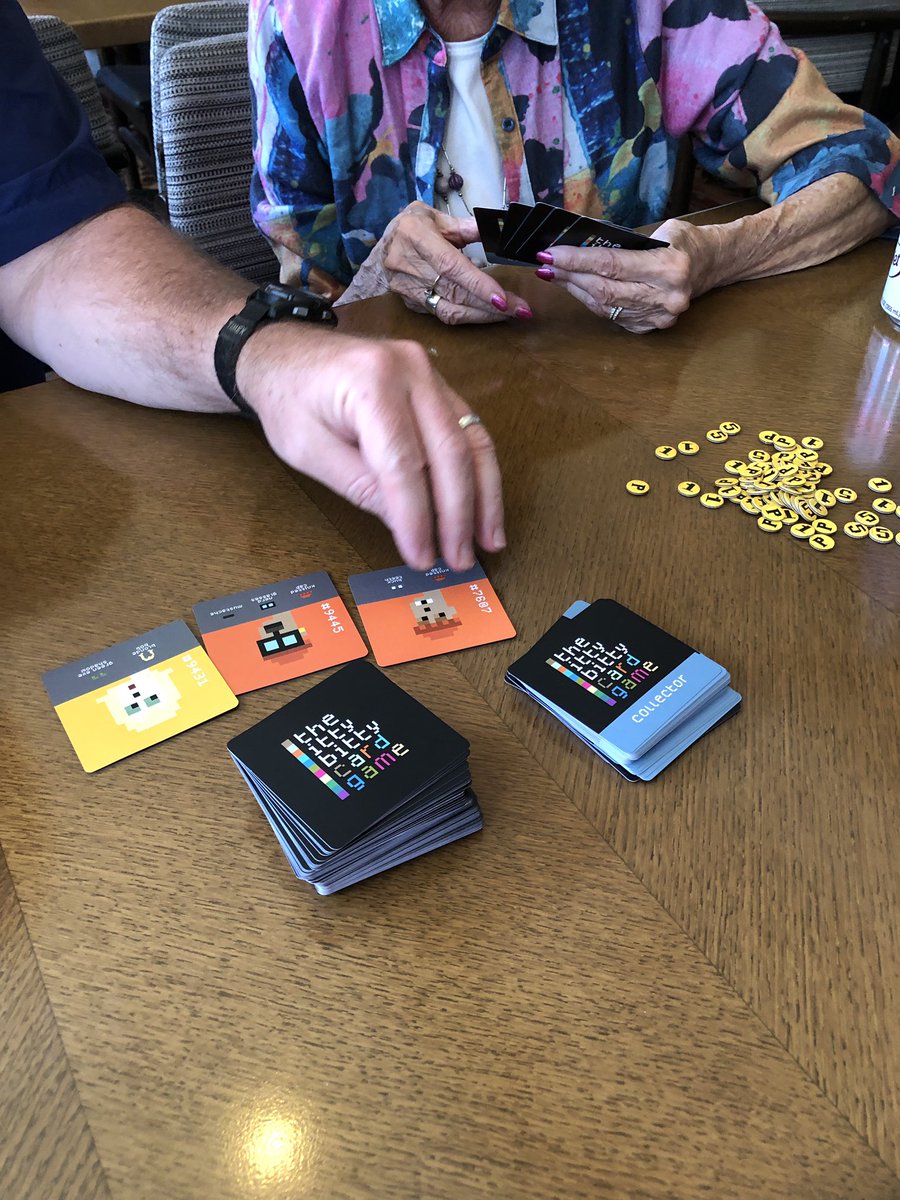 Looking forward to testing out the online <a href="/ittybits_eth/">ittybits</a> card game by <a href="/Elypse_Pink/">Elypse</a>!  🤏💕

In the meantime, made my non-crypto family play the IRL physical version.  It’s a blast!  💪