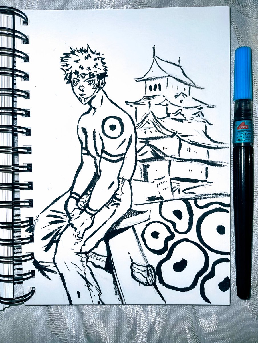 itsypops's tweet photo. 1/31 #JujutsuKaisen #jjk271 #inktober2024 #itadori https://t.co/BjXwWcg0wB