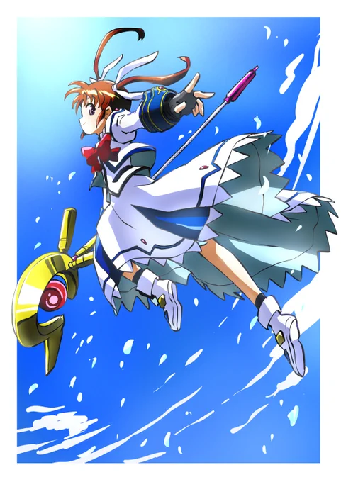 頭空っぽラクガキ848「魔法少女リリカルなのは」から「高町なのは」20周年か。割と最初の放送から観てるくらいには好きな作品(その前のゲームネタも知識としてはあったなあ)。これからの展開が楽しみです。#なのは #nanoha #なのは20th 