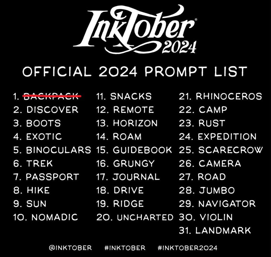 I will also be participating in this year's #Inktober challenge 🎃 it will have a Halloween theme
DAY 01: Backpack
.
.
.
｢  #anime #animegirl #artmoots #inktober2024 #Day1 #backpack #inktoberday1 #autum #dia1 #drawing #artwork #moots #commissionsopen #originalcharacterart ｣