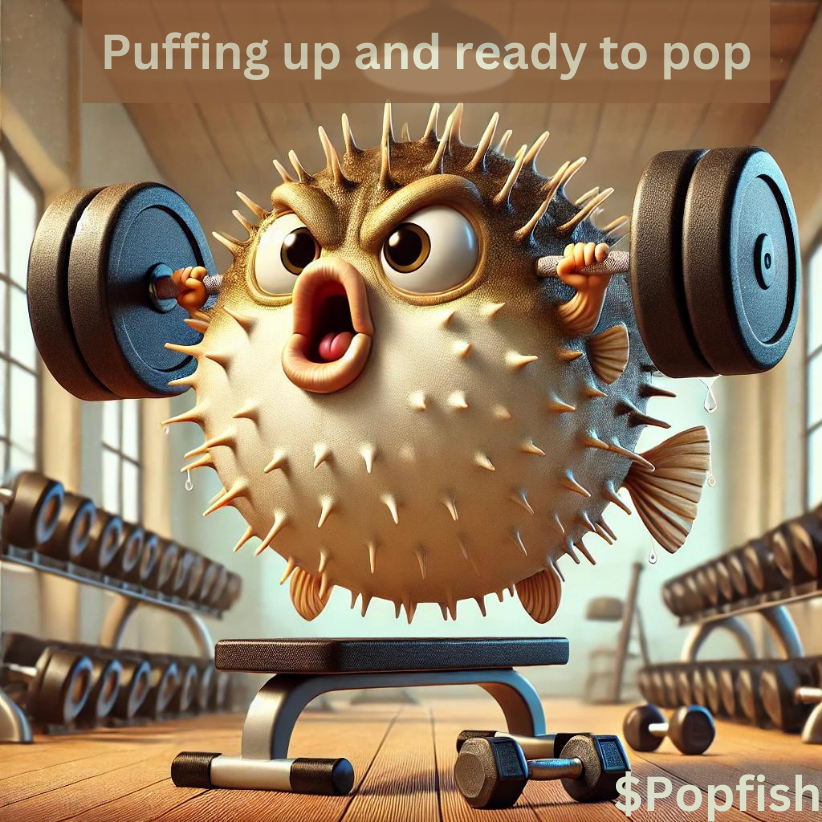 POPFISHSOL's tweet photo. Popfish puffing up 💪🌊 https://t.co/QqAJE1Um6u