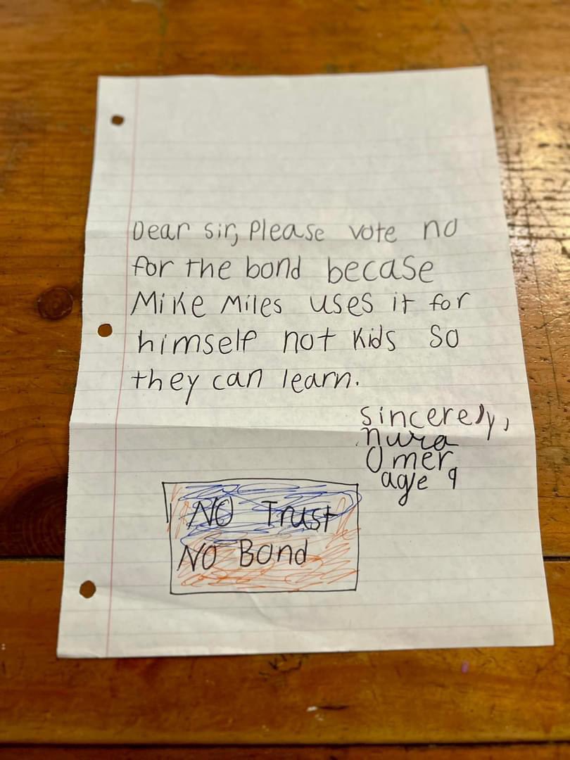 HoustonCVPE's tweet photo. Delivered 2,000 letters urging Greater Houston Partnership to vote NO on HISD Bond Props A &amp; B. GHP locked elevators &amp; stopped us in the lobby—what are they afraid of? Concerned parents? Democracy? #NoTrustNoBond #NoTrustNoHISDBond https://t.co/RlqwN9zpAe