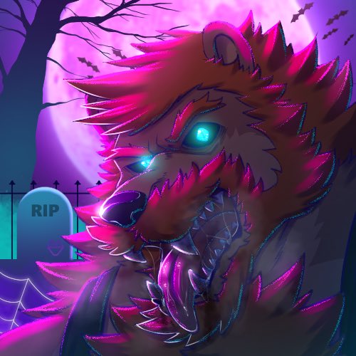 TheEmberBear's tweet photo. Itโs Spooky Season! What a better way to celebrate with a new commission!! @BaraDiction did an amazing job yet again!!! ๐ป๐ป๐ป#spookyseason #spookybear #halloween #woof #gaybearsoftwitter #gaybearsofx #gaymerbear https://t.co/6NQO71npCg