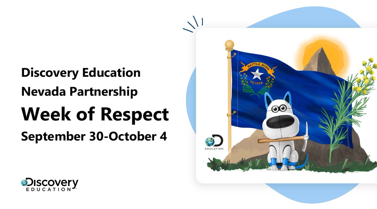 NvstateED's tweet photo. Schools π across the state are celebrating Week of Respect! Check out Discovery Education's resources for Pre-K through 12 grade for educators and students at https://t.co/PIZ4bapGFY. @DiscoveryEdJenn @DiscoveryEd #NVWeekofRespect https://t.co/2aAwrmsVlU