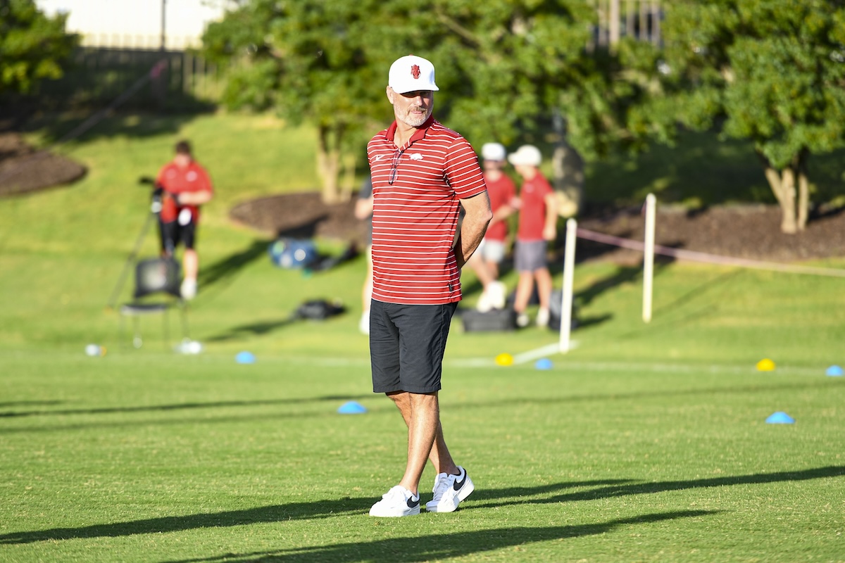 Before coach Colby Hale was hired, Arkansas soccer had never made the NCAA Tournament. Now, the Razorbacks are ranked No. 1 in both major polls.

Here's a look back at how the program has grown: wholehogsports.com/news/2024/oct/…