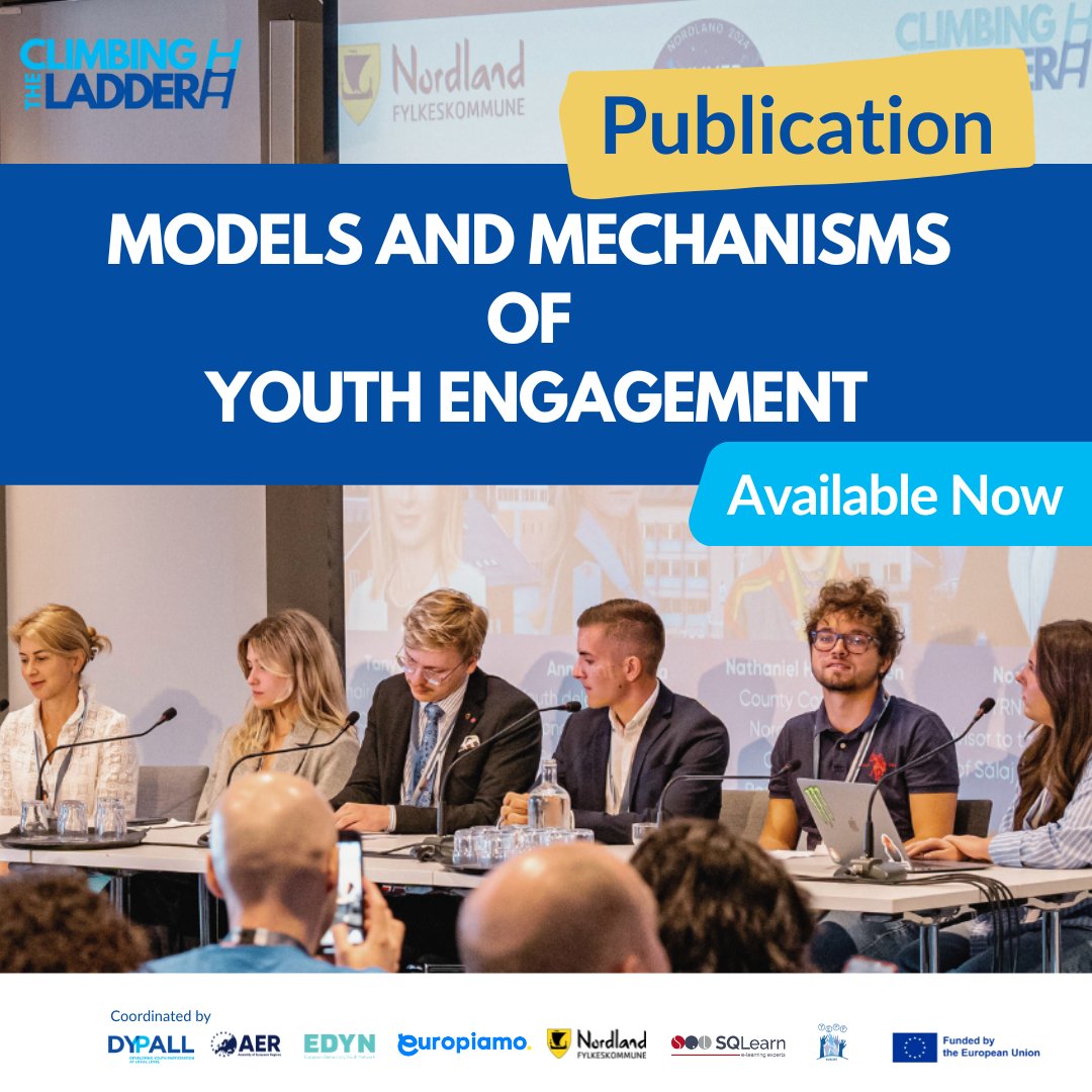 europeanregions's tweet photo. AER's project Climbing the Ladder published the report, “Models and Mechanisms of #YouthEngagement”, today!
📌 https://t.co/E2Od72GWox
From #YouthCouncils to #YoungBanks, more than 20 models were rated on their level of engagement using the Thermometer of #Participation.
#cyle https://t.co/dMxi6dzeOZ