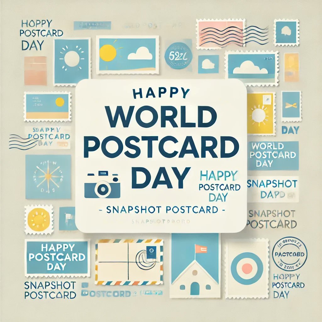 SnapShotCards's tweet photo. I'm sure you know, it's "world postcard day"! https://t.co/1rSNDj3J7t