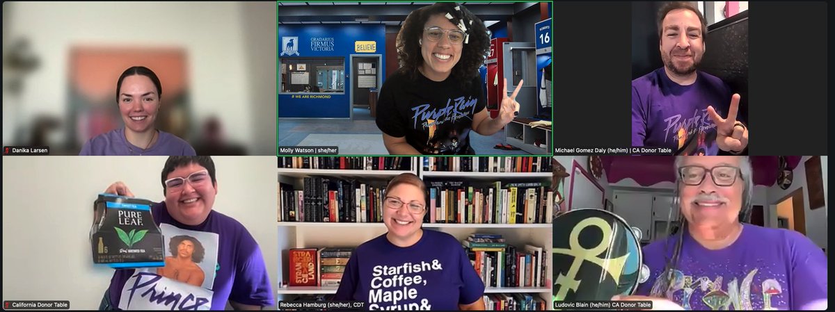 🎉 Happy Birthday to CDT's amazing Exec Director, <a href="/LudovicSpeaks/">Ludovic</a> ! 🎉 We’re celebrating his leadership and work advancing political power &amp; racial equity. Our team even rocked Prince-themed shirts in his honor! 🎶 Check out his 15 years with CDT below!

cadonortable.medium.com/cdt-celebrates…