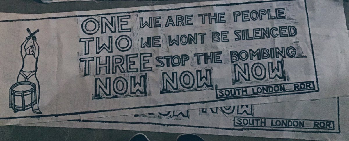 RoR London (@ror_london) on Twitter photo Rhythms of Resistance South London will be no doubt drumming with this chant on <a href="/PSCupdates/">Palestine Solidarity Campaign</a> march on Saturday (with the Jewish block!)
#CeasefireNow Now Now
#OneYearOfWar Rhythms of Resistance South London will be no doubt drumming with this chant on <a href="/PSCupdates/">Palestine Solidarity Campaign</a> march on Saturday (with the Jewish block!)
#CeasefireNow Now Now
#OneYearOfWar